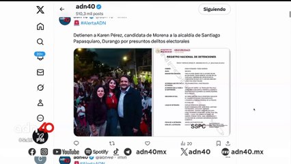 🚨¡Última Hora! Detienen a candidata de Morena, Karen Pérez por presunto delito electoral