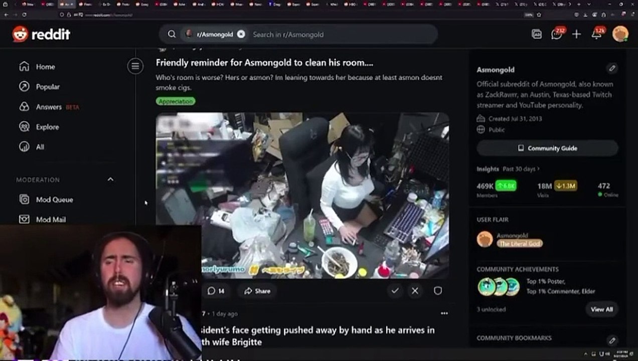 Asmongold, 14 yaşından beri deodorant kullanmadığını açıkladı.  "İhtiyacım yok çünkü şişman değilim."