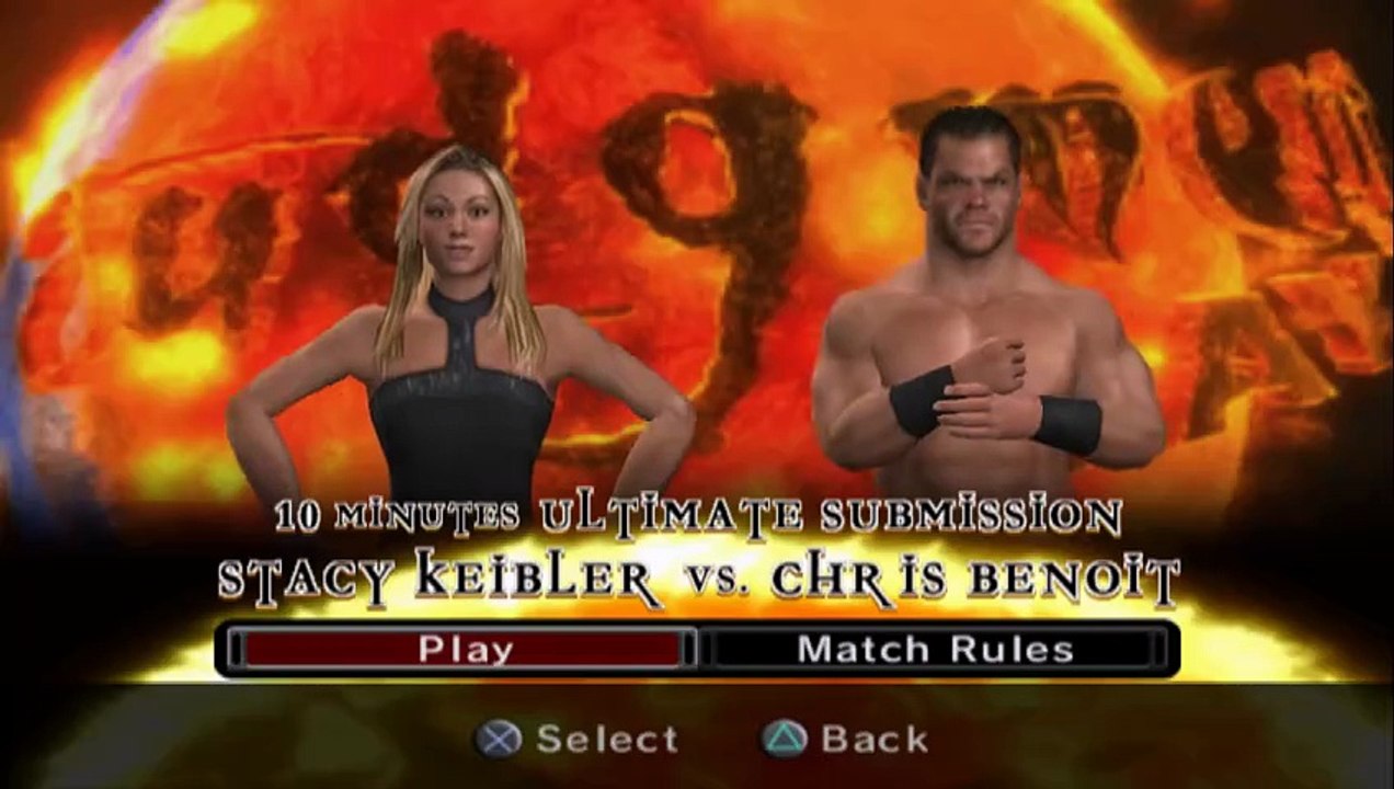 Stacy Keibler vs Chris Benoit Submission