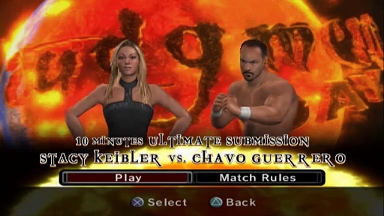 Stacy Keibler vs Chavo Guerrero Submission