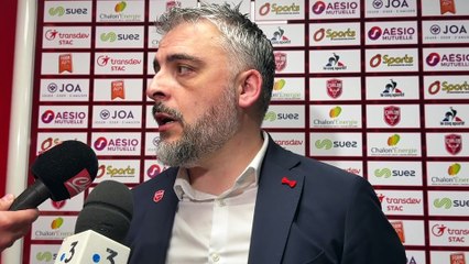 Basket : Les réactions d'Elric Delord et Lionel Gaudoux après Elan Chalon - ASVEL