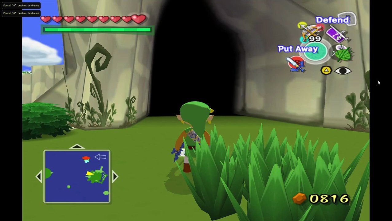 Wind Waker. Unused R29LOOK_MORI cutscene maybe P1