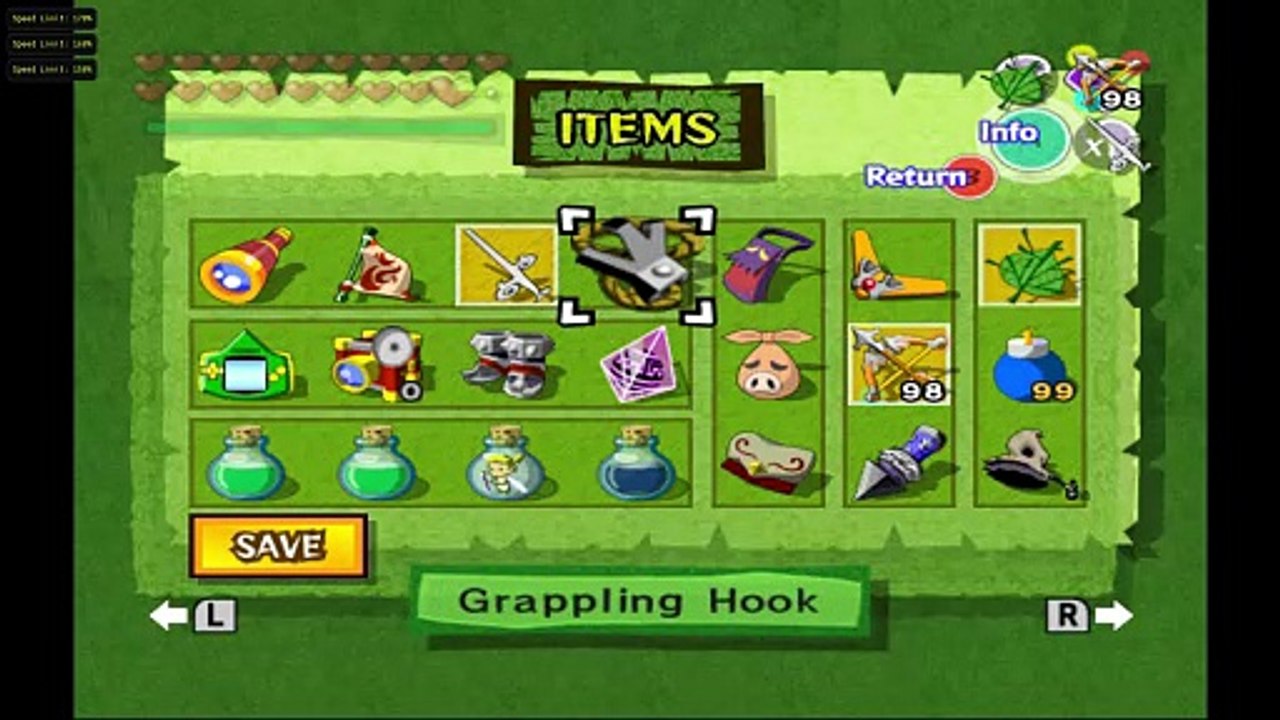 Wind Waker. Testing Prerelease GanonC room 0 area in Final USA game P1