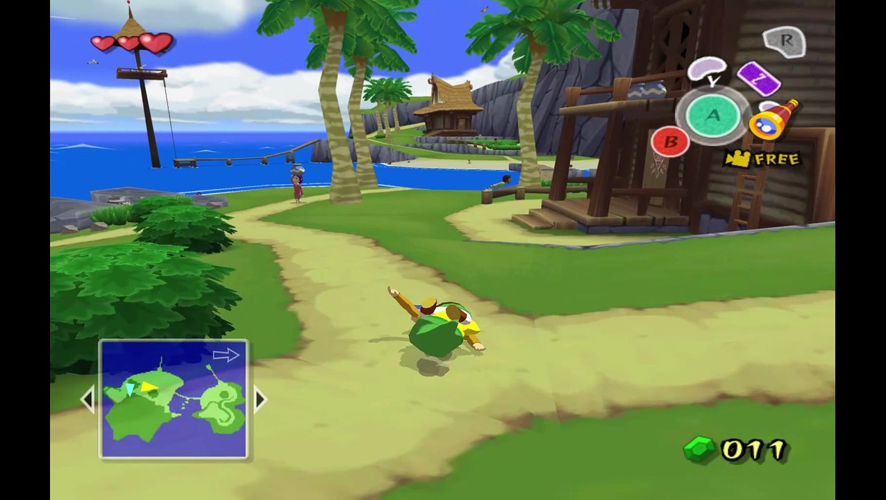 Wind Waker. Testing DMSpot Grotto hole I added to get there.