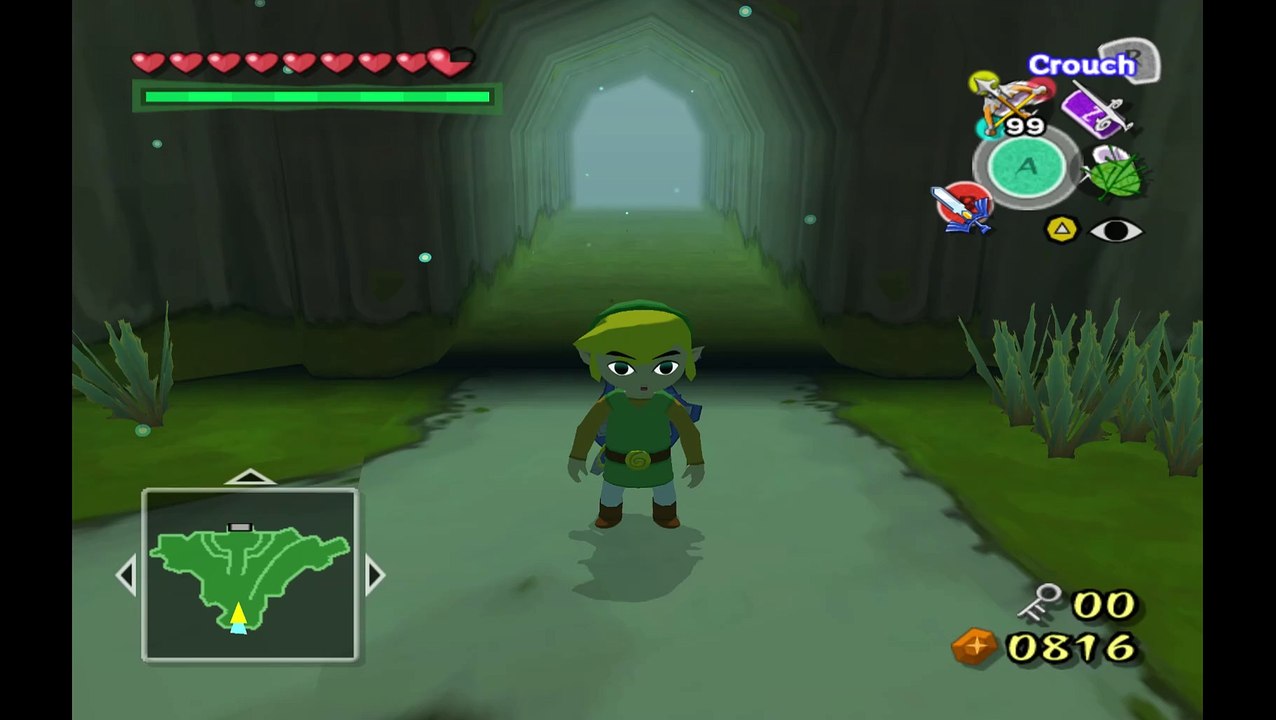 Wind Waker. Unused R29LOOK_MORI cutscene maybe P2. Did the right Spawnpoint