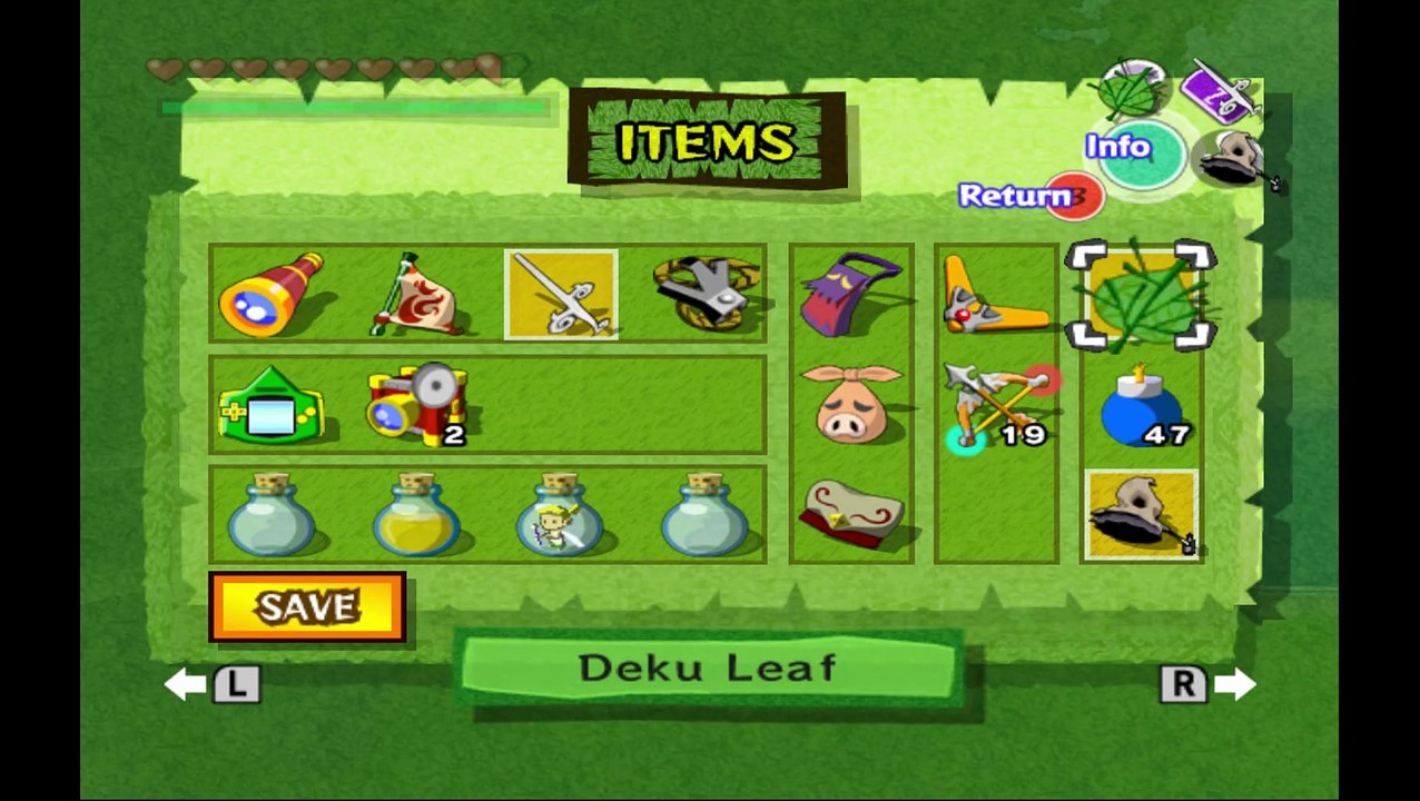 Wind Waker. Rolling into the tree in Windfall Island. Plus testing the music ingame with added events