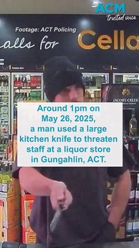 Man robs ACT liquor store with large kitchen knife