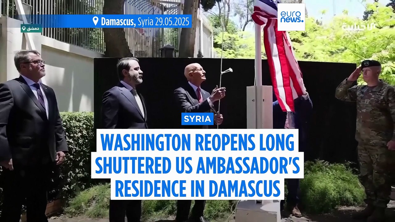 US ambassador's residence in Syria reopens as Washington looks to mend ties with Damascus
