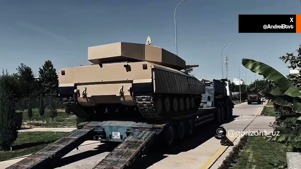 ウズベキスタン、未来的なデザインのT-64B改良型を公開 新装甲と950馬力のエンジンを搭載