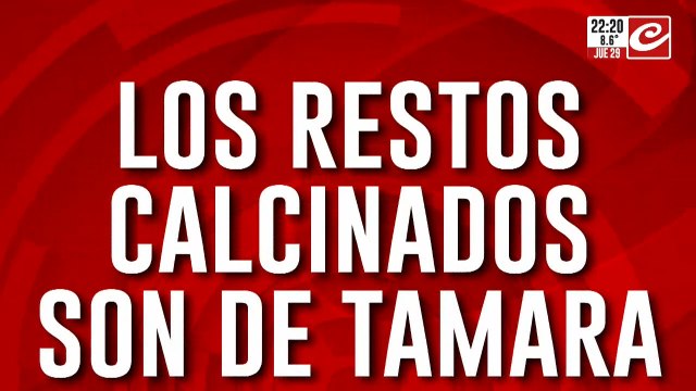 Tamara Fierro: confirman que los restos óseos encontrados pertenecen a la mujer