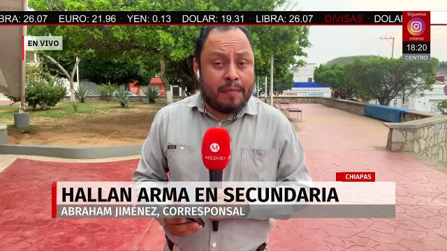 Localizan arma de fuego en el interior de una escuela secundaria en Tuxtla Gutiérrez, Chiapas