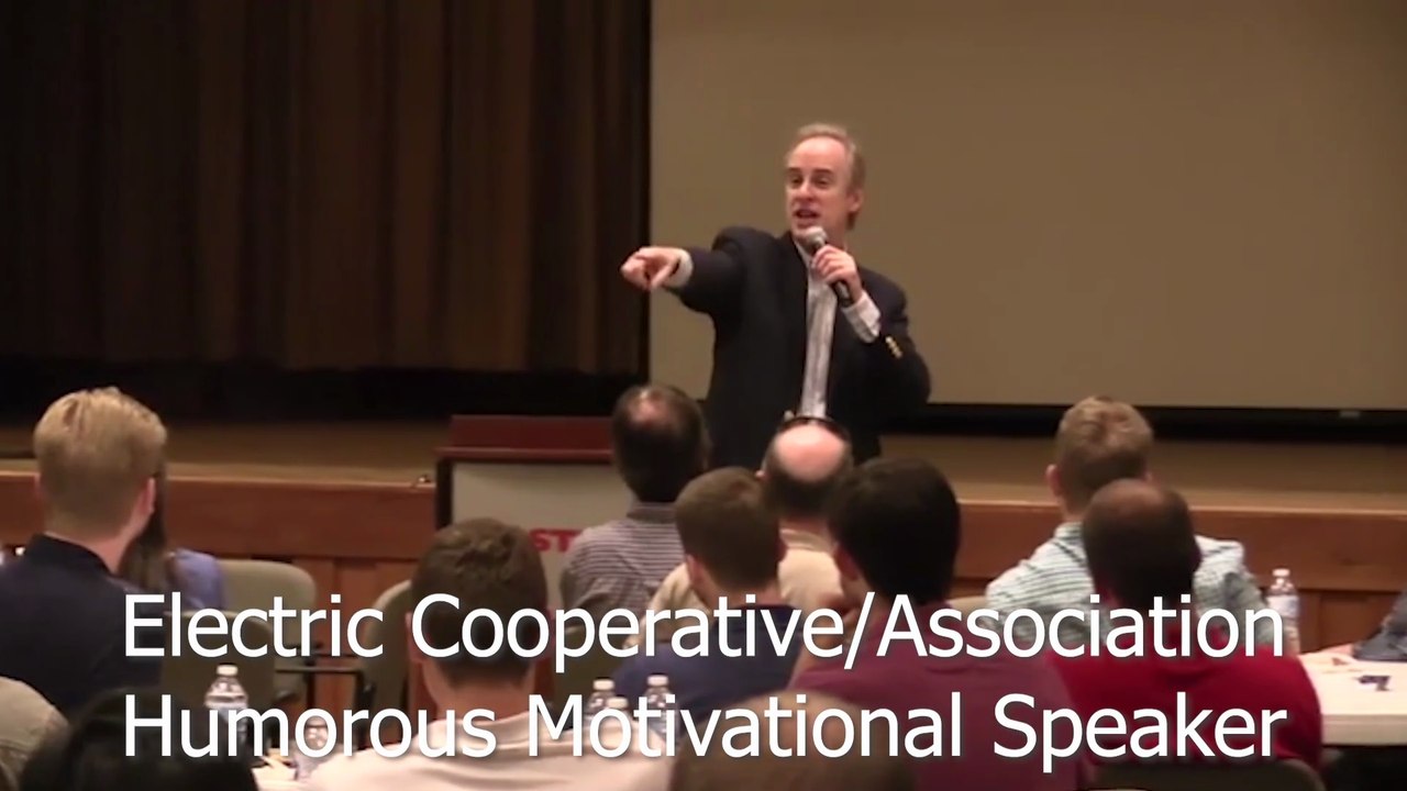 Funny Electric Association/Electric Cooperative Motivational Speaker Charles Marshall
