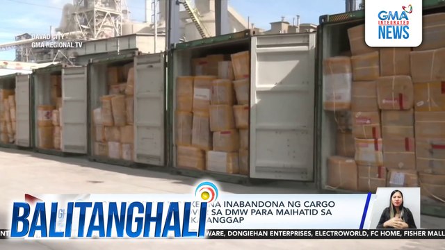 2,954 balikbayan boxes na inabandona ng cargo company, na-turn over sa DMW para maihatid sa mga dapat na makakatanggap | Balitanghali