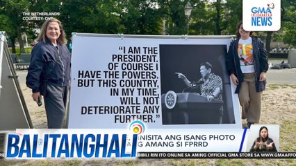 VP Sara Duterte, binisita ang isang photo exhibit tampok ang amang si FPRRD | Balitanghali