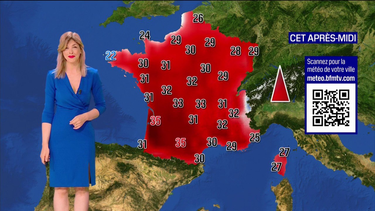 Du soleil sur toute la France, avec des températures comprises entre 22°C et 35°C... La météo de ce vendredi 30 mai