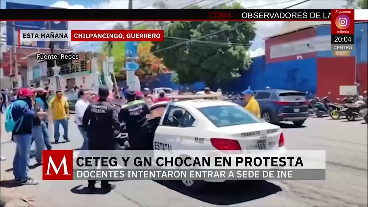 Enfrentamientos entre maestros y policías en Michoacán y Guerrero. Pedro Gamboa, 29 de mayo 2025