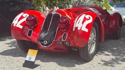 Alfa Romeo 8C 2900 MM, un gioiello a Villa d'Este