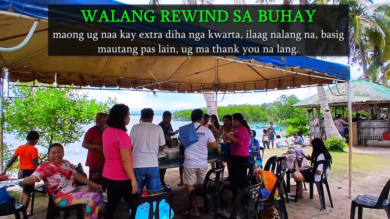 Ug naa kay extra diha nga kwarta, ilaag nalang na, basig mautang pas lain, ug ma thank you na lang.😎