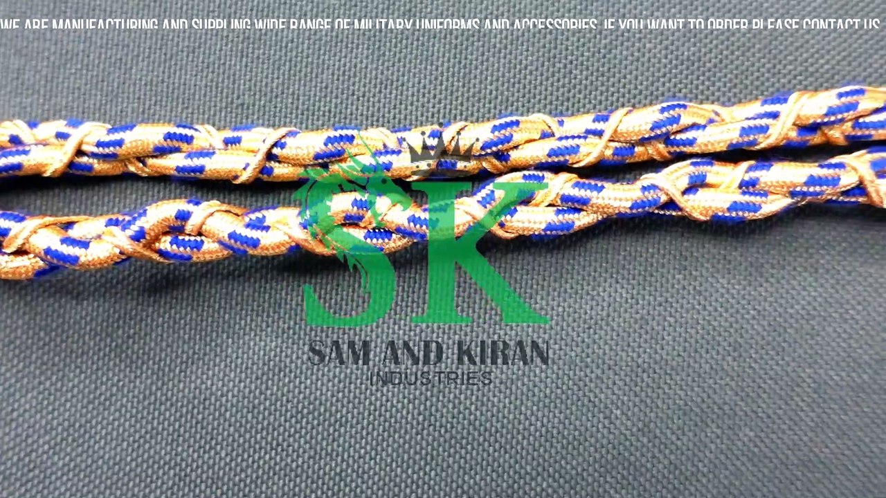 Lanyards Shoulder Cords Ceremonial Whistle Cord Wholesale Uniform Whistle Cords Lanyards