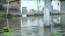 Igual que hace un año, Chalco está nuevamente inundado con aguas negras