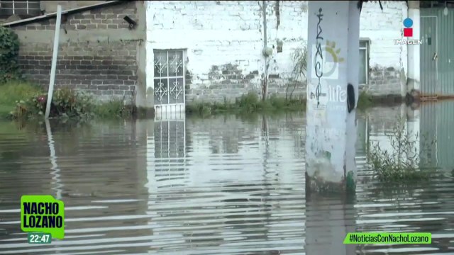 Igual que hace un año, Chalco está nuevamente inundado con aguas negras