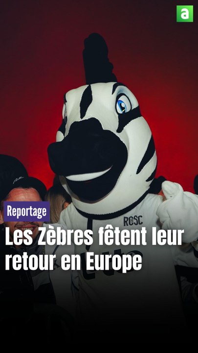 Les Zèbres fêtent leur retour en Europe avec leurs supporters