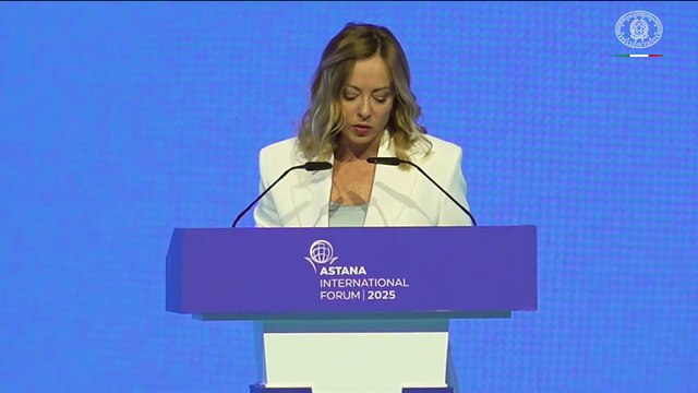 Astana (Kazakhstan) - Intervento del Presidente Meloni all'Astana International Forum (30.05.25)