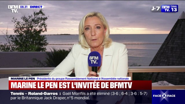 Marine Le Pen: Aujourd'hui, reconnaître un État palestinien, c'est reconnaître un État Hamas