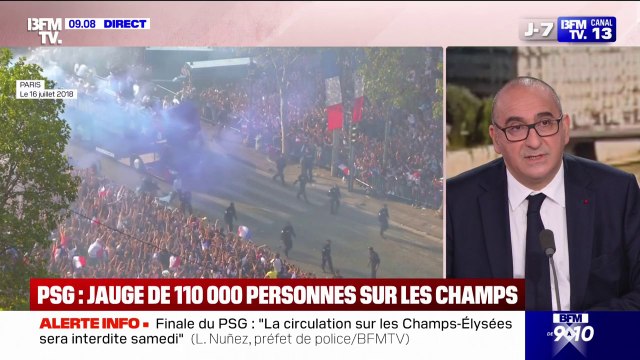Finale de la Ligue des Champions: Une jauge de 110.000 personnes mise en place pour la parade des joueurs du PSG en cas de victoire