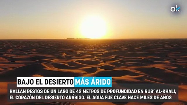 Los científicos no dan crédito: un estudio revela que hubo un lago de 42 metros de profundidad en el desierto Arábigo