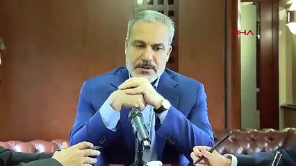 Dışişleri Bakanı Fidan, trende son gelişmeleri anlattı