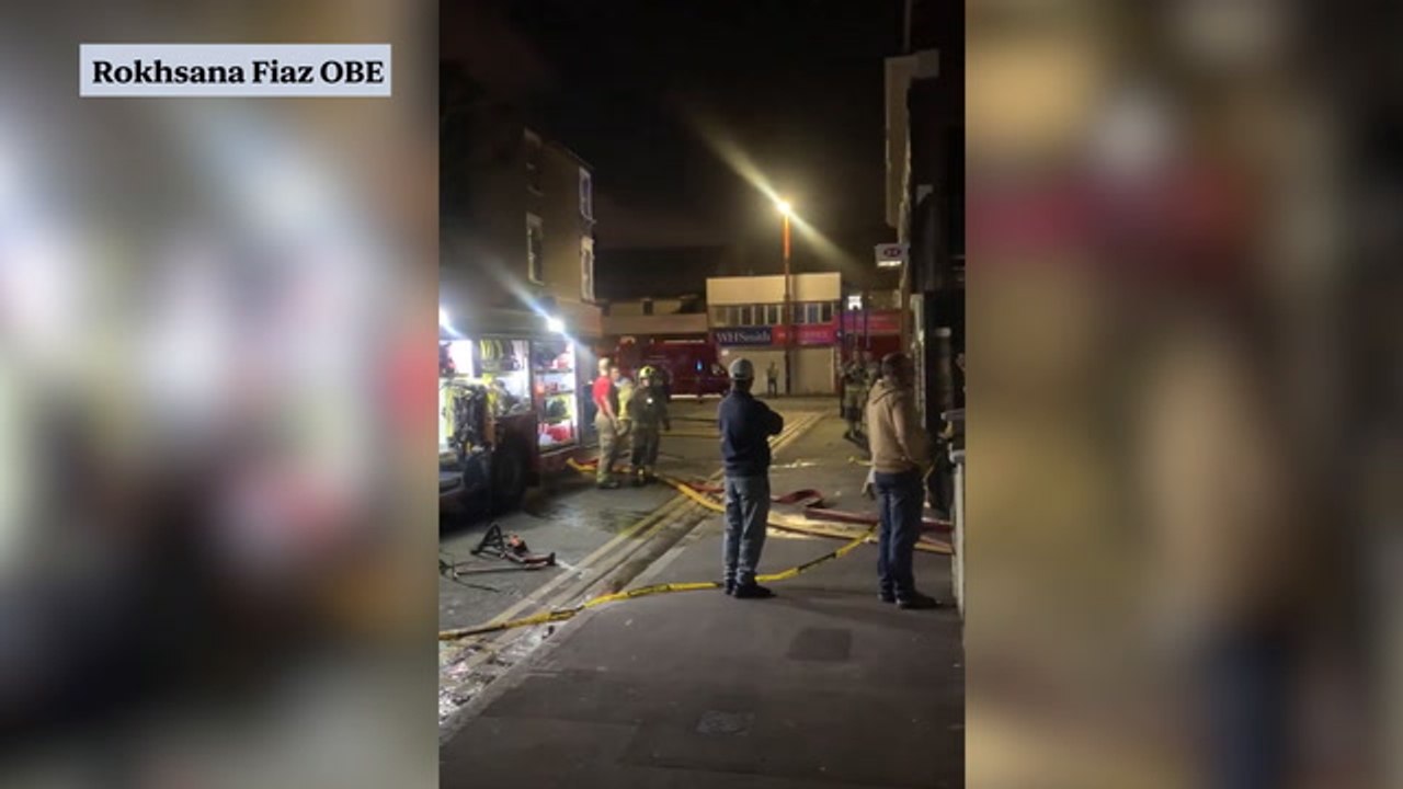 East Ham Fire: 125 firefighters tackle fire at shop on east London high street