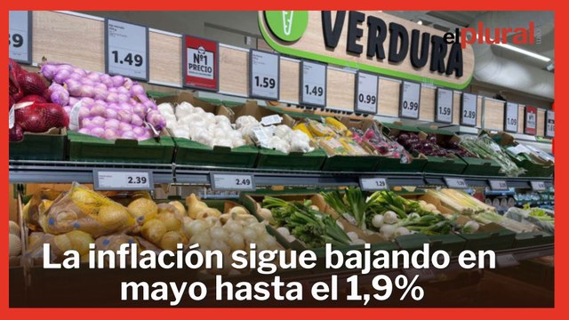 La inflación sigue bajando en mayo hasta bajar del umbral del 2%