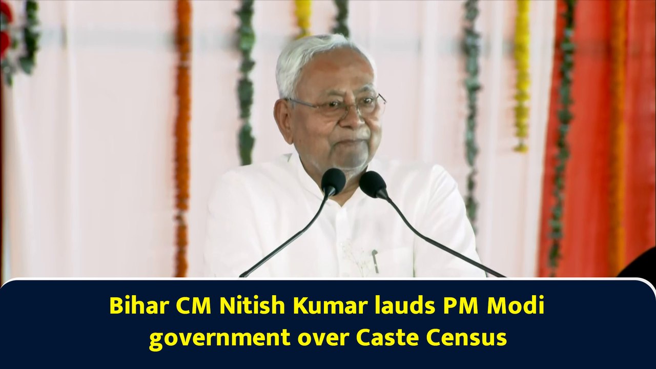 Bihar CM Nitish Kumar lauds PM Modi government over Caste Census