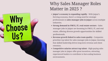 Sales Manager Jobs in Jaipur & Free Job Alerts for Employers Your 2025 Hiring Guide