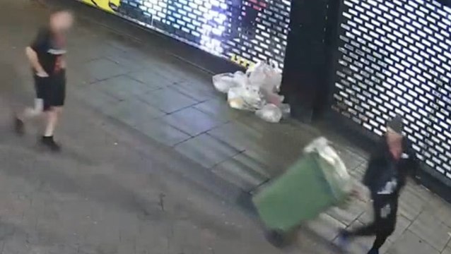 Brazen thief uses wheelie bins to carry out £3,000 Footlocker raid
