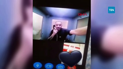 Cezaevindeki eniştesinin tehdit videosuyla suç duyurusunda bulundu