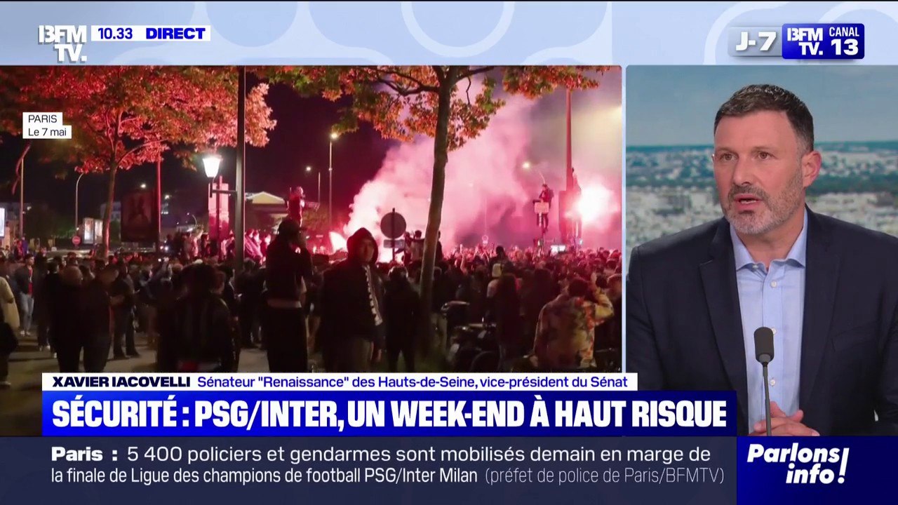 "Ça doit rester une fête sportive": Xavier Iacovelli revient sur le dispositif de sécurité pour la finale de la Ligue des Champions