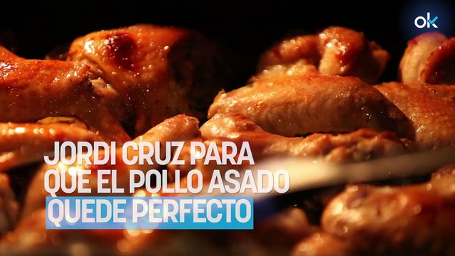 Ni aceite ni limón: el sencillo truco que recomienda Jordi Cruz para que el pollo asado quede perfecto