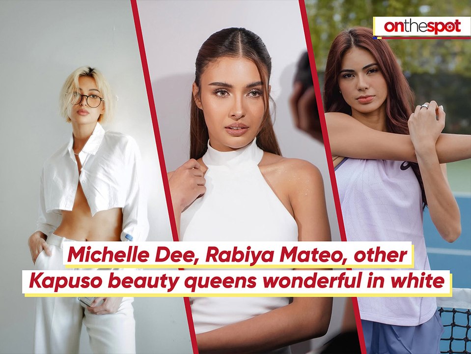 On the Spot: Michelle Dee, Rabiya Mateo, other Kapuso beauty queens wonderful in white