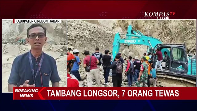 Situasi Terkini TKP Longsor Galian Tambang Cirebon-Proses Pencarian dan Evakuasi Korban