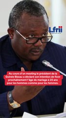 Guinée-Bissau : l'âge légal pour se marier fixé à 25 ans