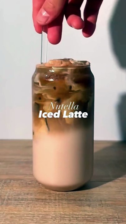 Nutella iced Latte A Decadent Blend of Coffee and Creamy Chocolate 10