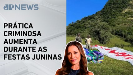 Balões são apreendidos após caírem em parque ambiental no RJ; Patrícia Costa analisa