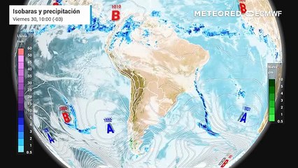 Empieza a ceder lo peor del frío polar en Argentina y las tormentas vuelven a aparecer en el horizonte