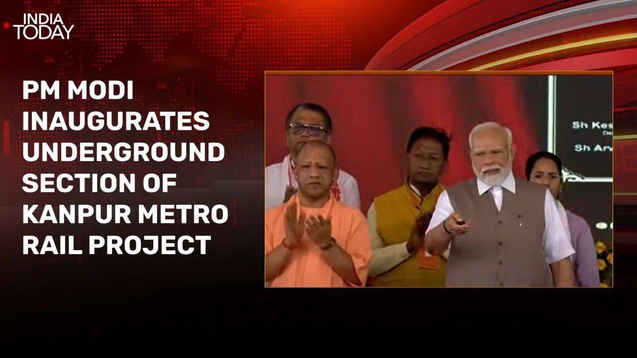 PM inaugurates Kanpur metro's underground section, projects worth Rs 47,573 crore