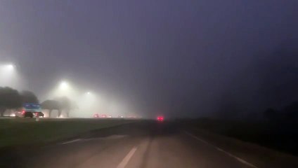 Neblina no DF na manhã desta sexta-feira (30/5)
