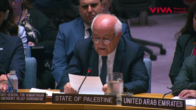 Tangis Dubes Palestina Pecah di Forum PBB