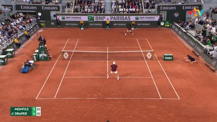 2e tour : le résumé de Gaël Monfils vs Jack Draper
