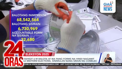 Mahigit 6-M balota at iba pang forms na hindi nagamit sa midterm elections, sinimulan nangsirain ng Comelec | 24 Oras